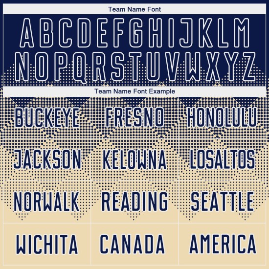 Cremefarbenes Trikot Sublimation Marineblau-Weiß Uniform Fußball Custom