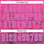 Rosa Uniform Fußball Schwarz-Licht Custom Sublimation Jersey Blau