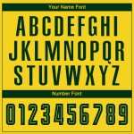 Uniform Sublimation Custom Green Fade Fashion Fußball Jersey Gold