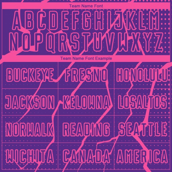 Benutzerdefinierte Lila Sublimation Rosa Uniform Lightning Fußballtrikot