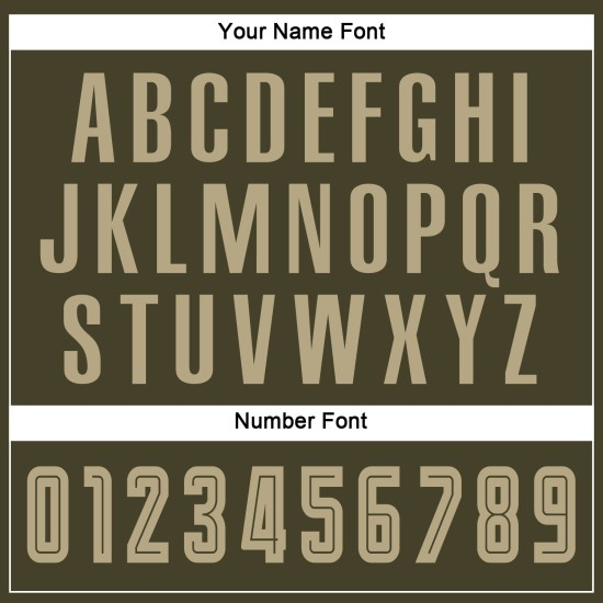 Sublimation Gold-Camo Vegas zum Service Uniform Olive Jersey Fußball benutzerdefinierte Salut