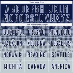 Silber Trikot Uniform Navy-Weiß Sublimation Custom Fußball