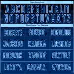 Blaulicht-Sublimations-Fußball-Uniform in Marineblau, individuell gestaltetes schwarzes US-Trikot