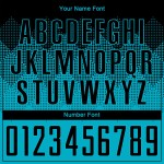 Lakes Jersey Blau Uniform Sublimation Fußball Custom Schwarz