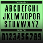 Fade Pea Jersey Custom Fashion Sleeve Uniform Fußball Sublimation Lange Schwarz Grün